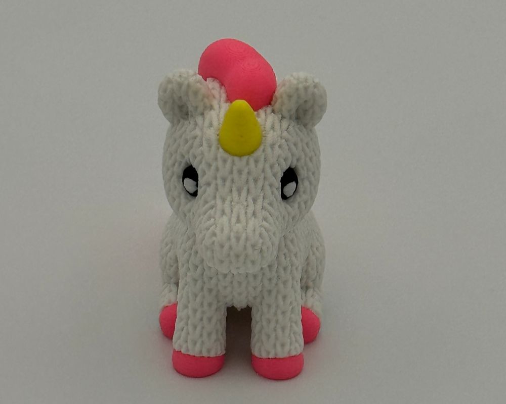 Cute Knitted Unicorn