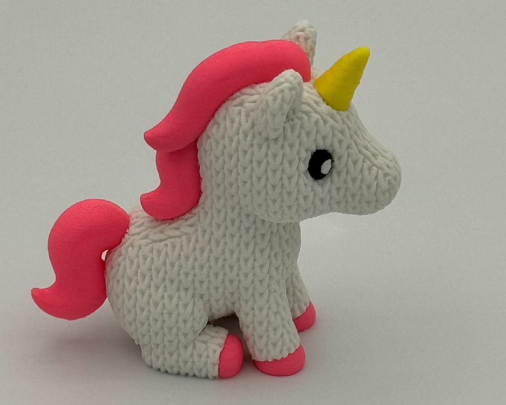 Cute Knitted Unicorn