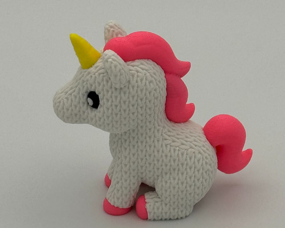 Cute Knitted Unicorn