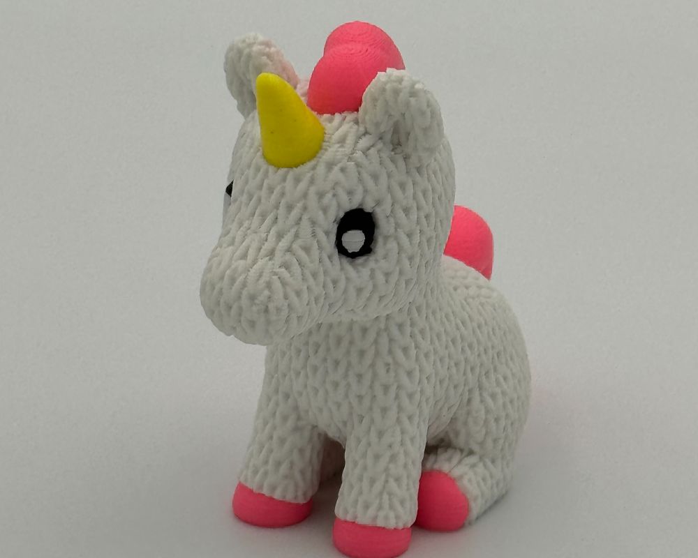 Cute Knitted Unicorn