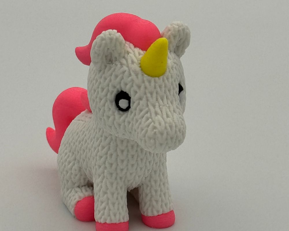 Cute Knitted Unicorn