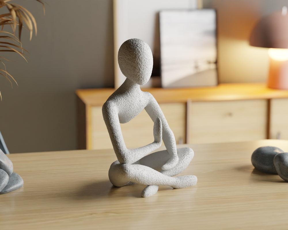 Celestial Resonance Meditation Sculpture in MidAir