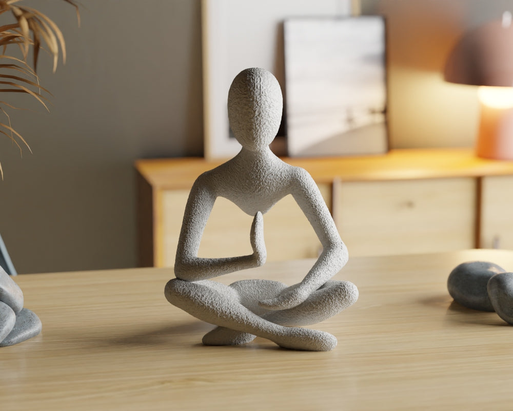 Celestial Resonance Meditation Sculpture in MidAir