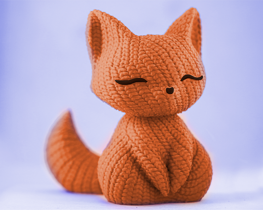 Knitted Cute Fox
