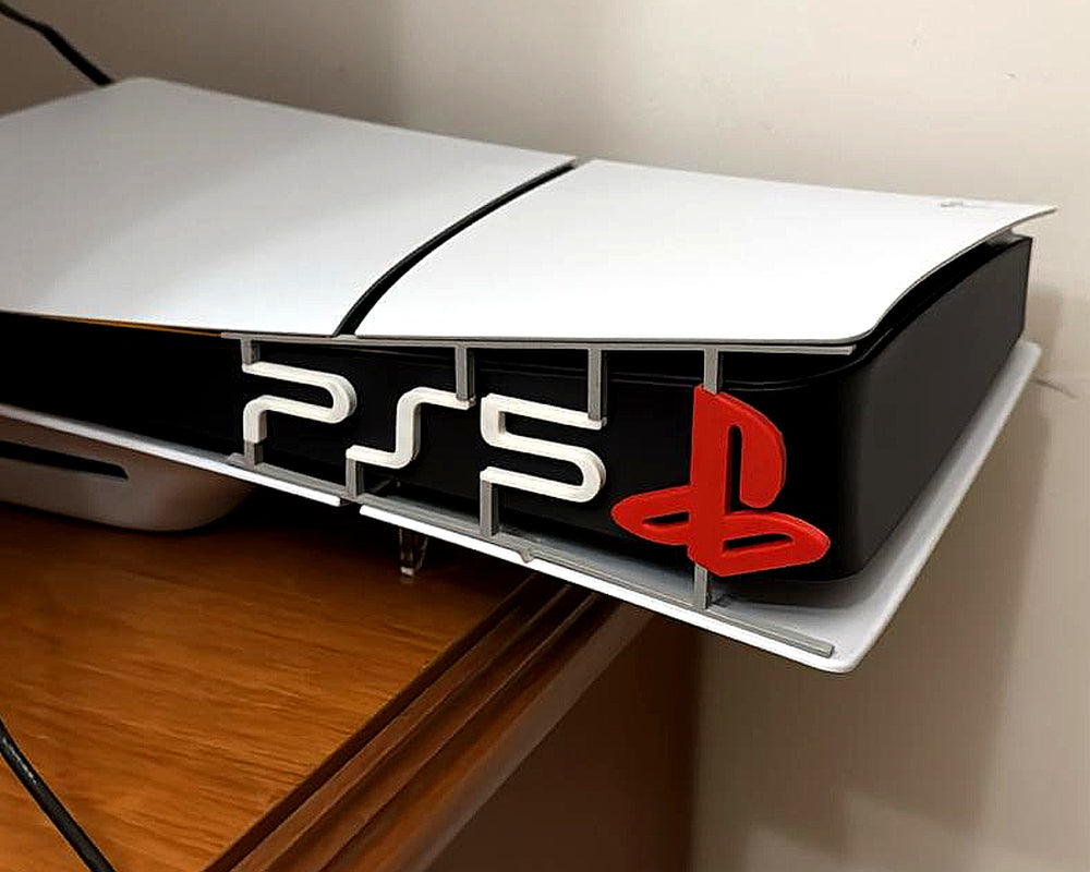 PS5 Slim Front Cover Multicolored with Logo