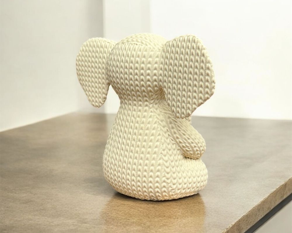 Cute Knitted Elephant