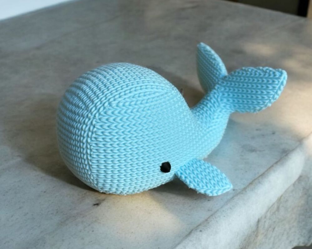 Cute Knitted Whale