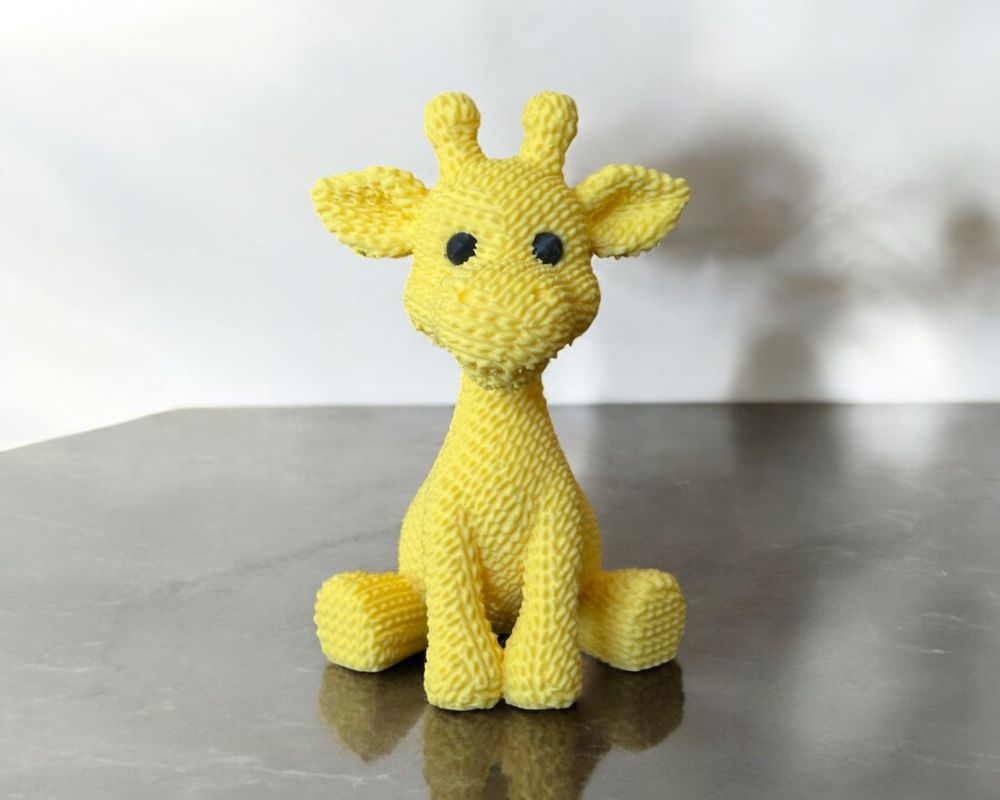 Cute Knitted Giraffe