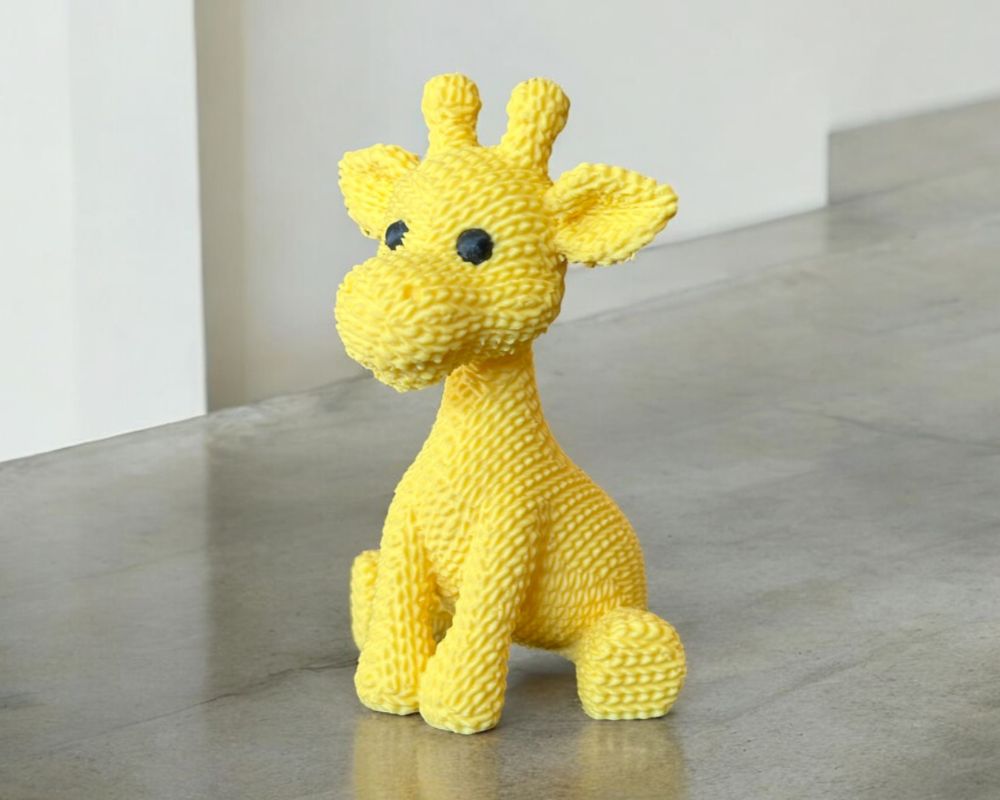 Cute Knitted Giraffe