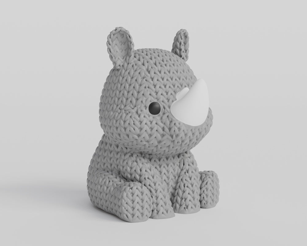 Knitted Rhino