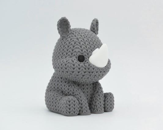 Knitted Rhino