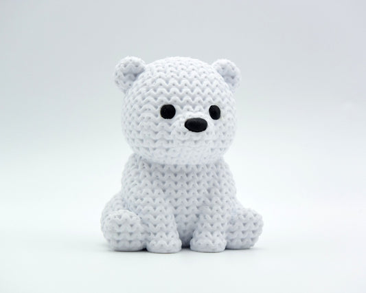 Knitted Baby Polar Bear