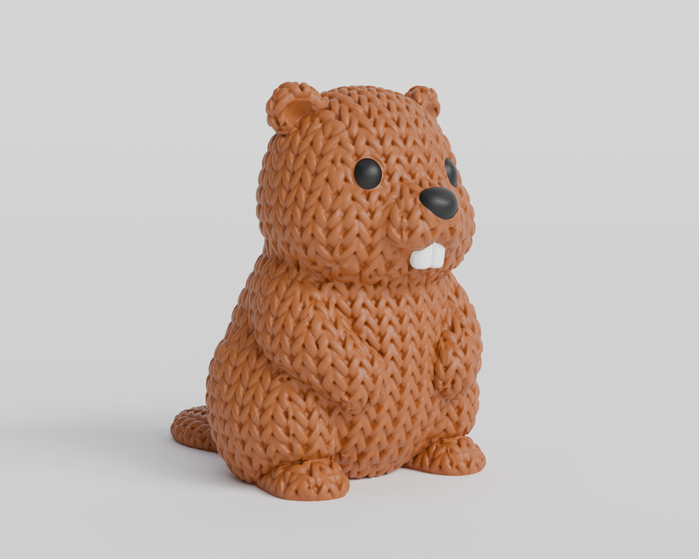 Knitted Beaver
