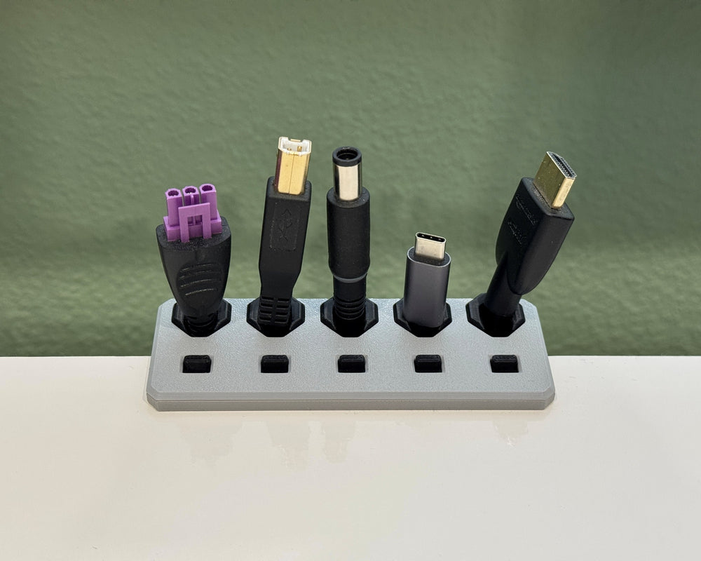 Desk cable holder  cable organizer with clamp