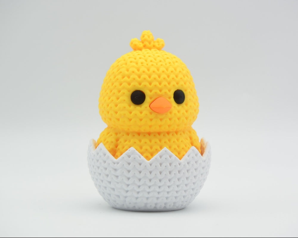 Knitted Hatching Chick