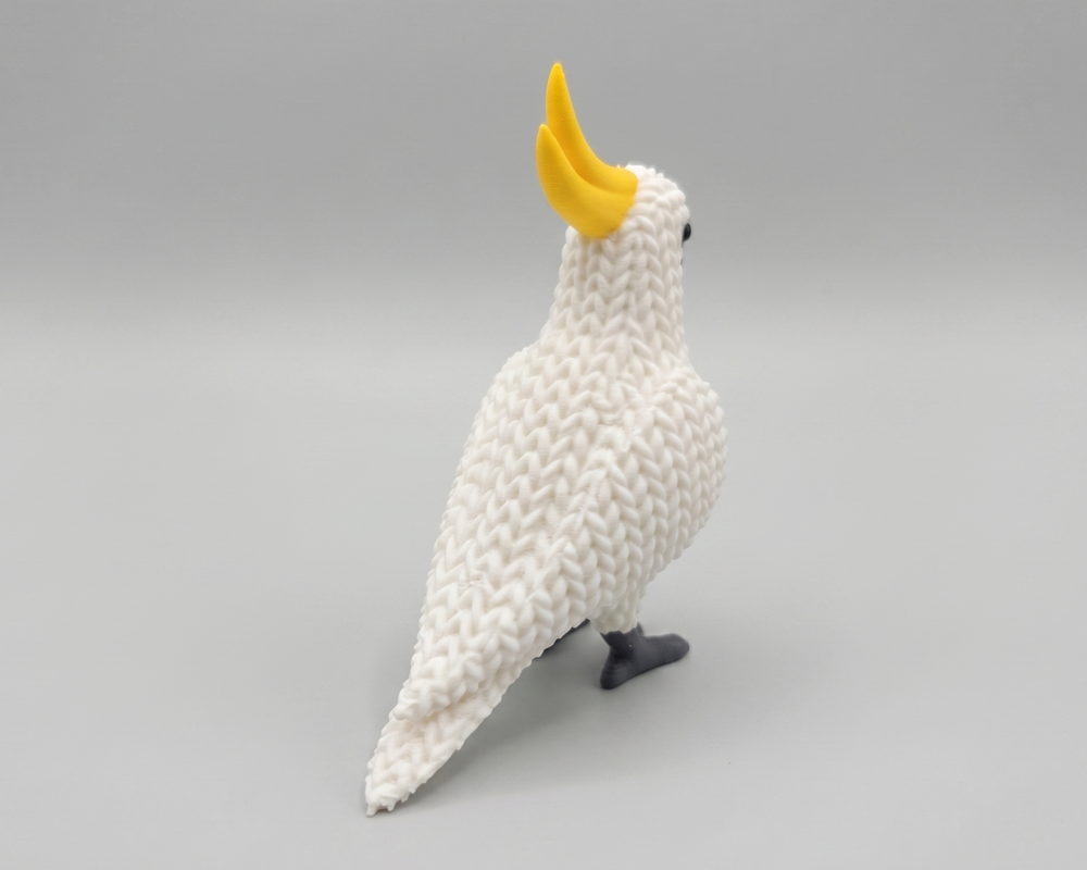 Knitted Cute Pet Cockatoo