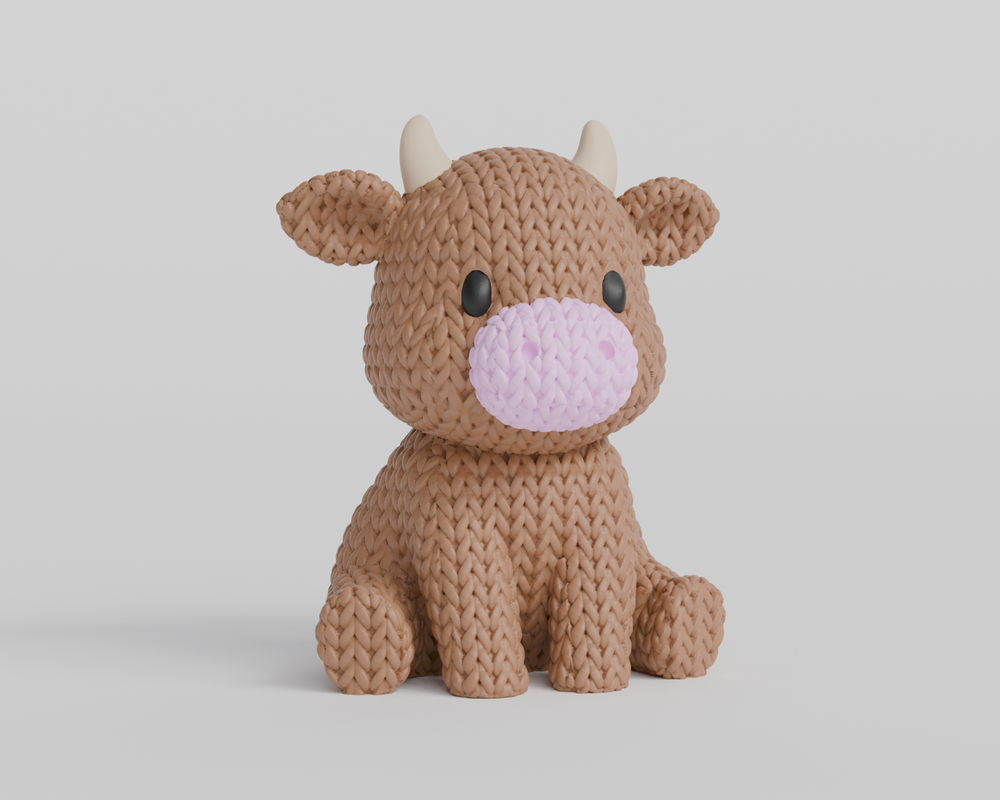 Knitted Cow