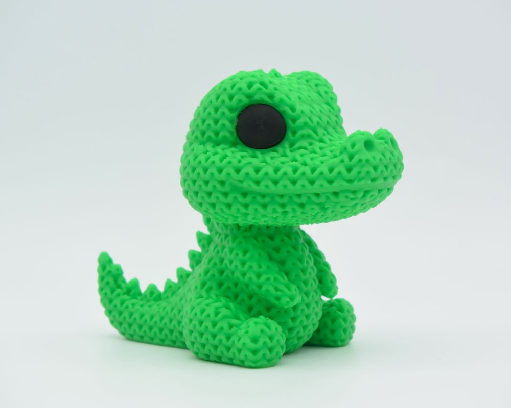 Knitted Crocodile