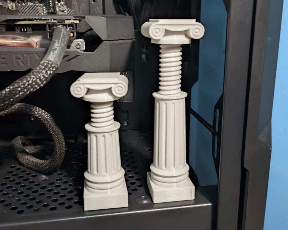Adjustable Greek Pillar GPU Support