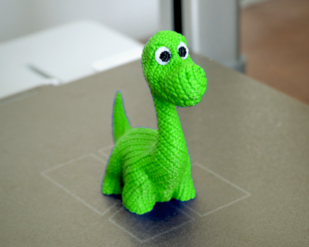 Knitted Cute Dinosaur