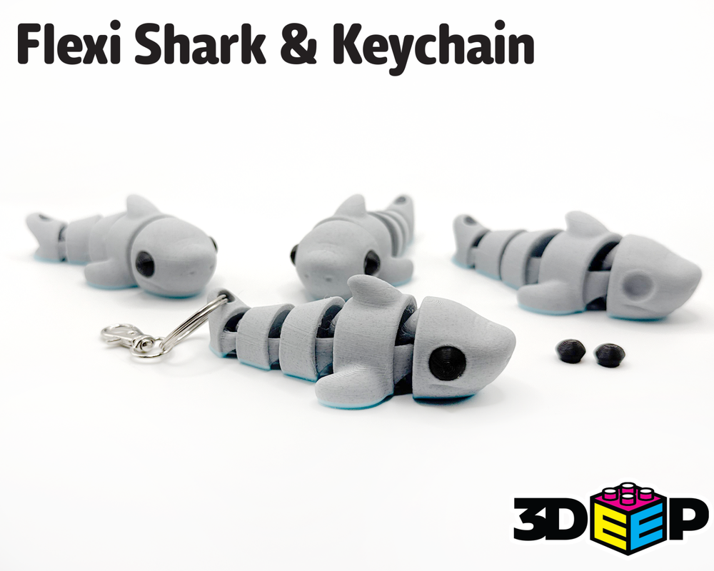 Flexi Shark & Keychain