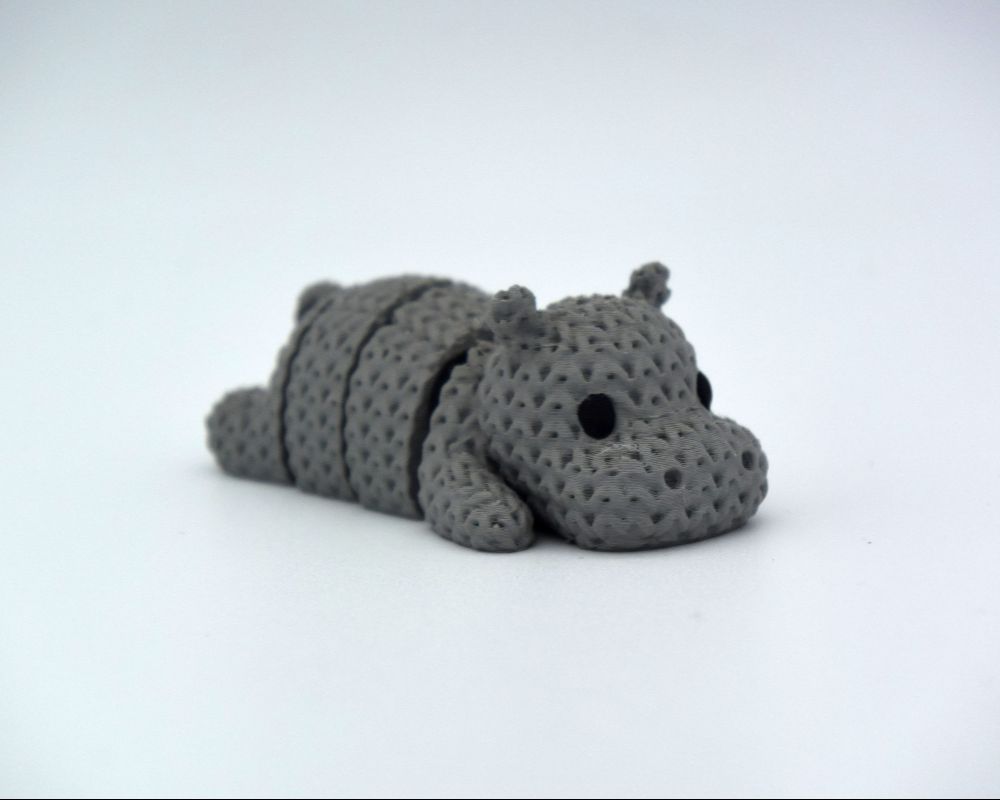 Knitted Articulated Hippo