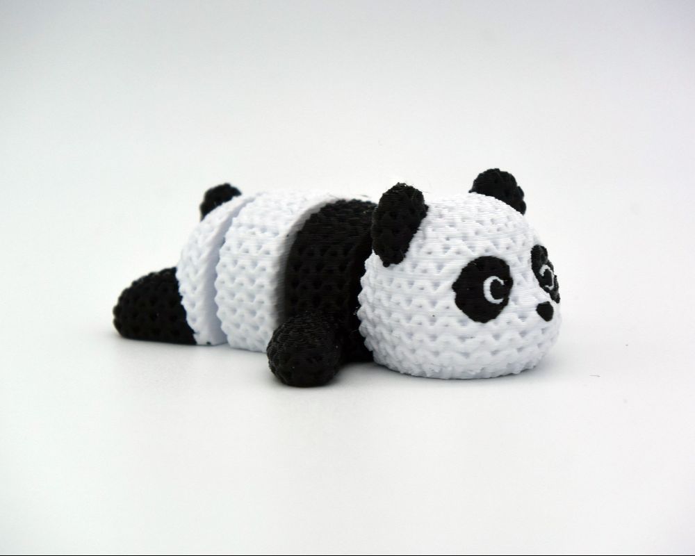 Knitted Articulated Panda