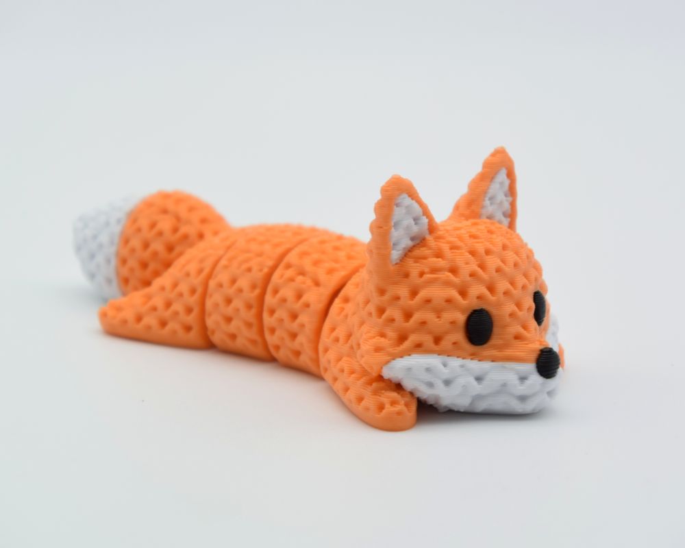 Knitted Articulated Fox
