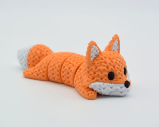 Knitted Articulated Fox