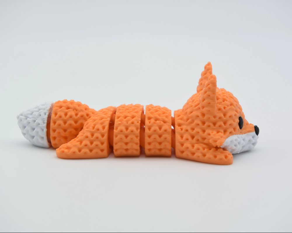 Knitted Articulated Fox