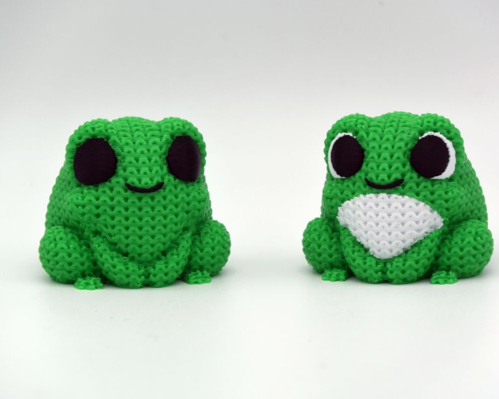 Knitted Frog
