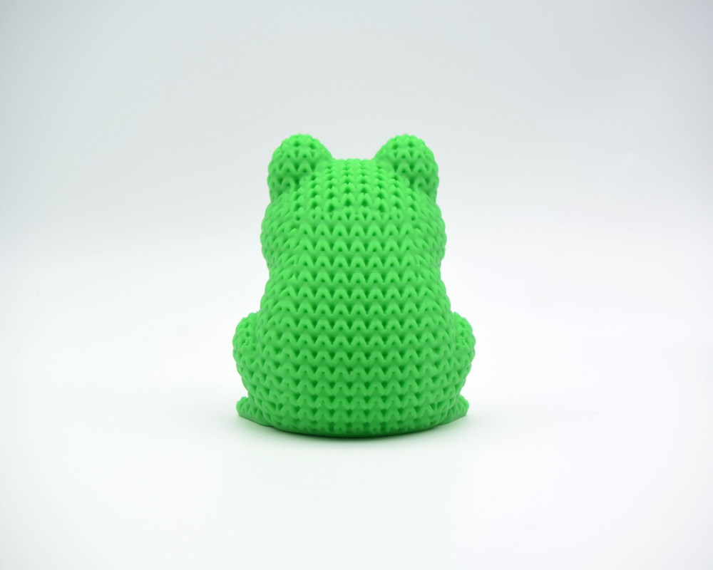 Knitted Frog