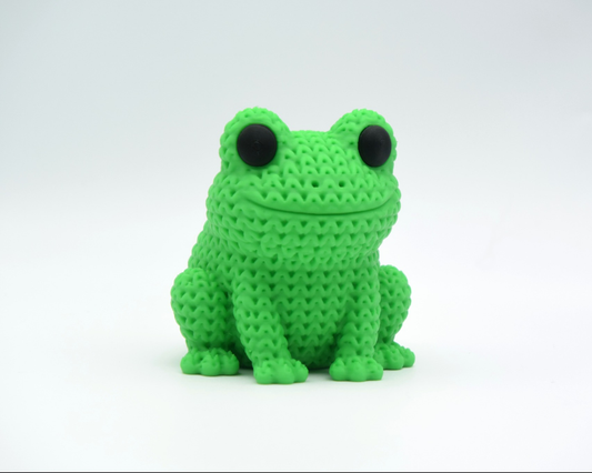 Knitted Frog