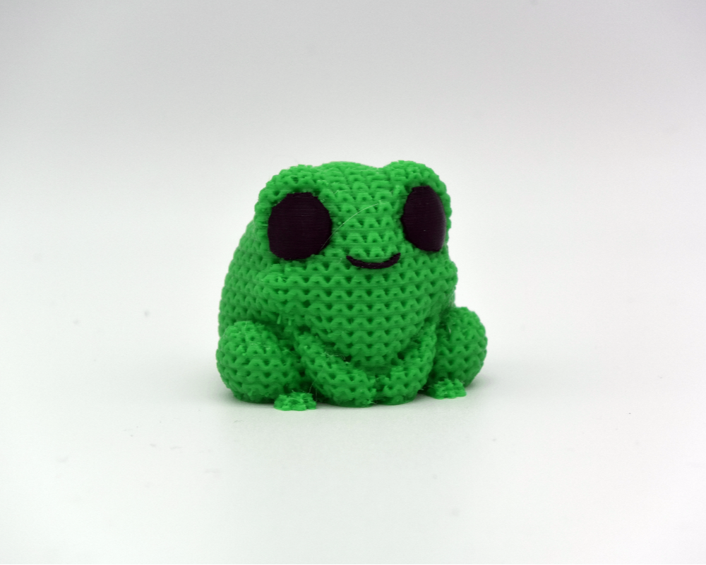 Knitted Frog