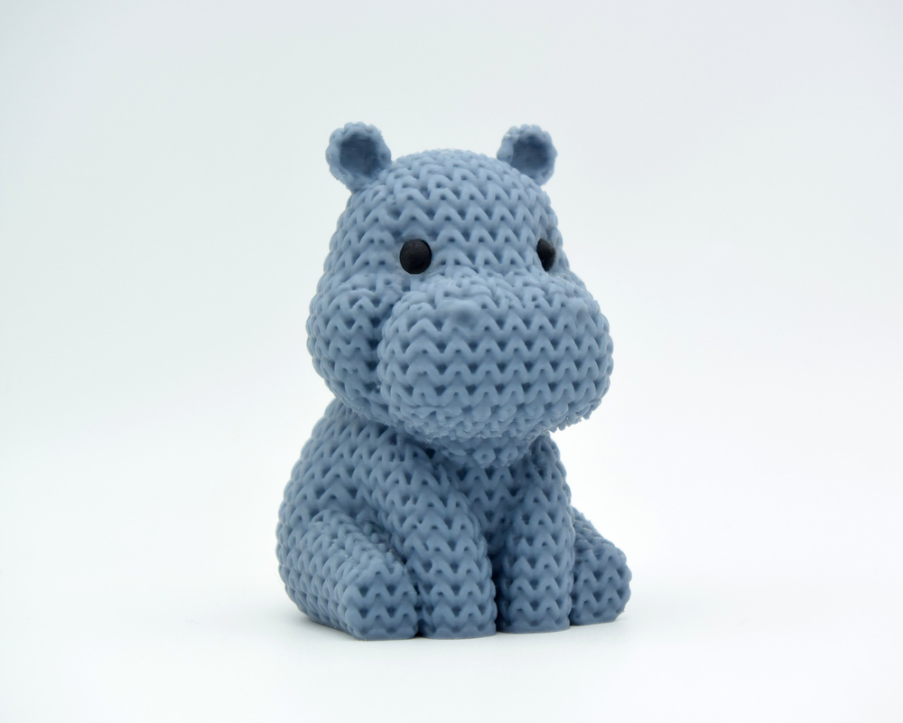 Knitted Hippo