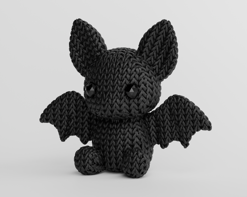 Knitted Bat