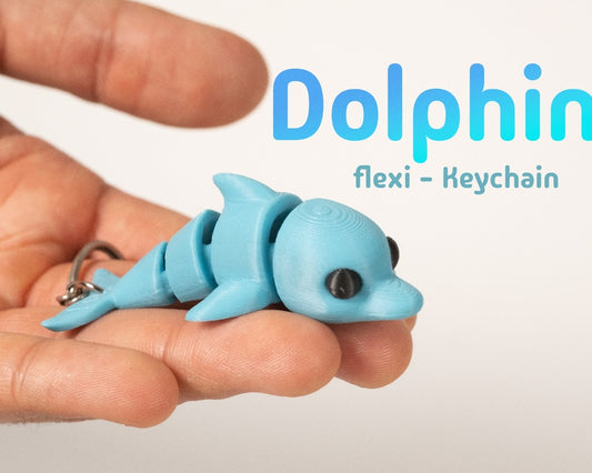Dolphin – Articulated & Keychain