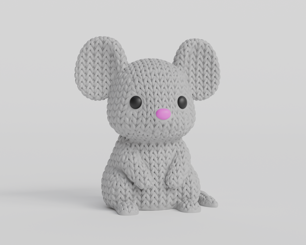 Knitted Mouse