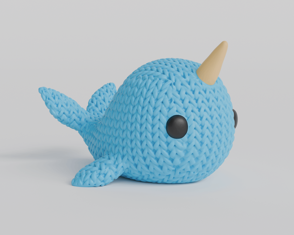 Knitted Narwhal