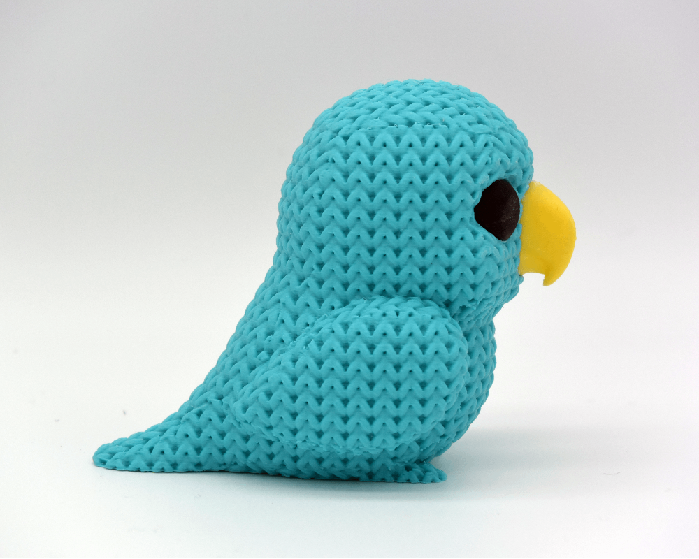 Knitted Parrot
