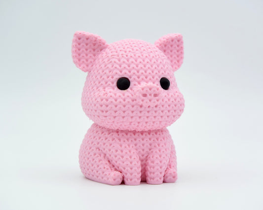 Knitted Pig