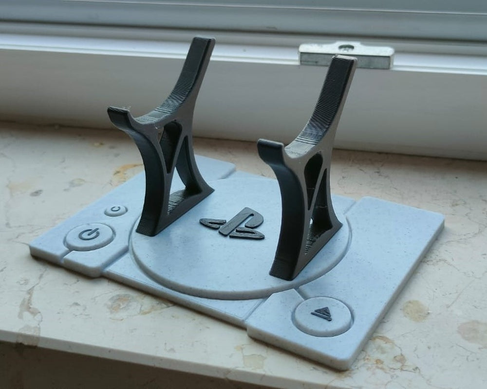 PS5 Controller Stand - PS1 Design 2D