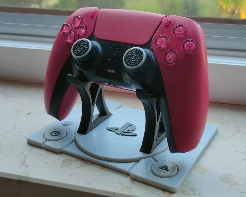 PS5 Controller Stand - PS1 Design 2D