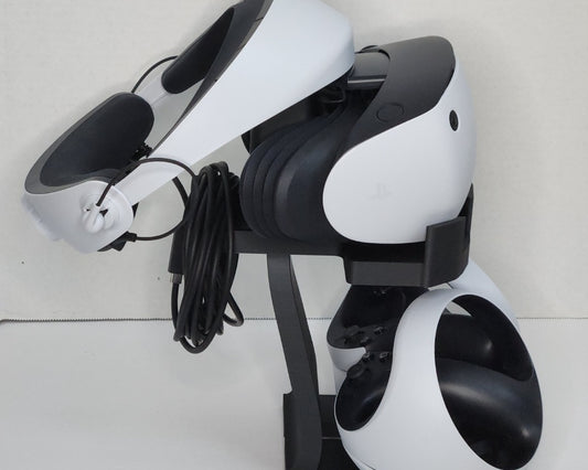 PlayStation VR2 Headset and Controller Station