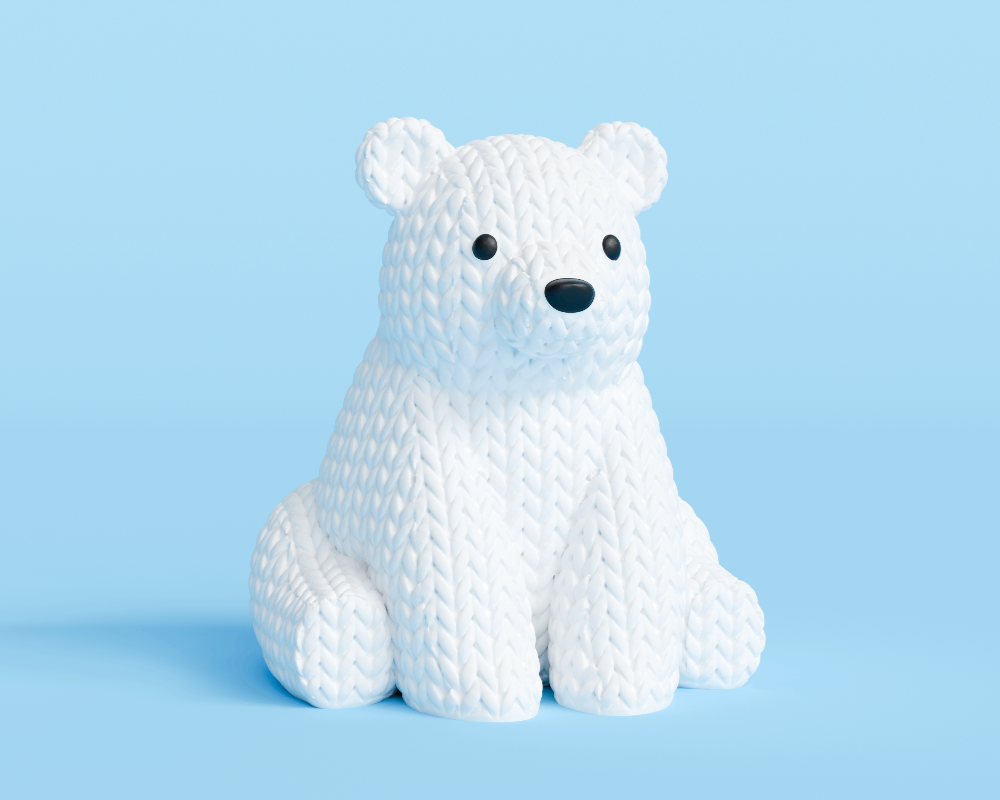 Knitted Polar Bear