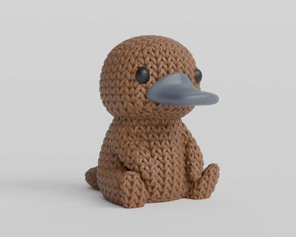 Knitted Platypus