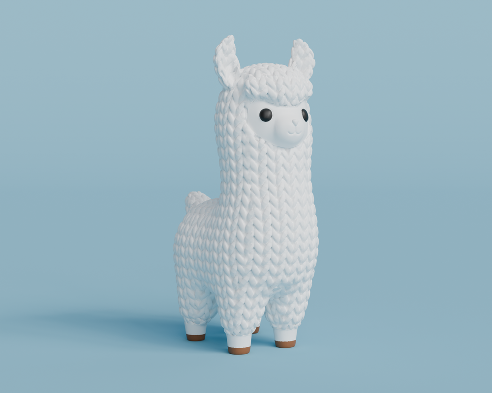Knitted Llama