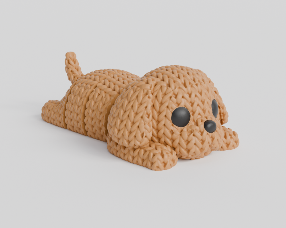 Knitted Articulated Dog