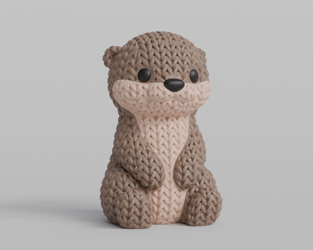 Knitted Otter