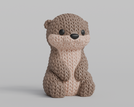 Knitted Otter